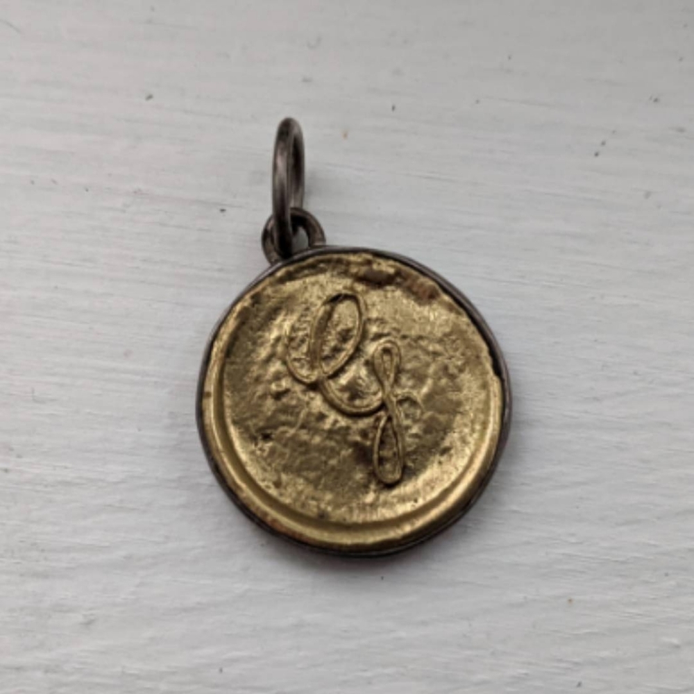 Necklace Charm Initial G